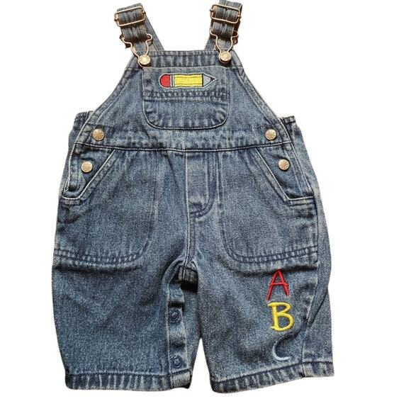 MINIWEAR ABC OVERALLS SIZE 0/3 MONTHS - Picture 1 of 7